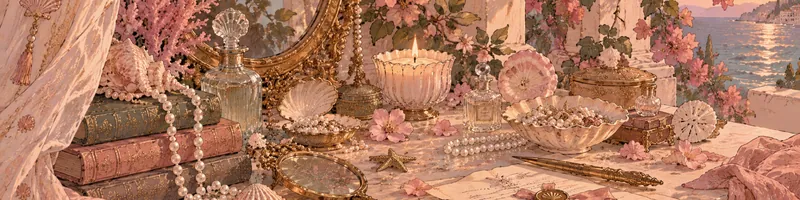 Seashell vanity